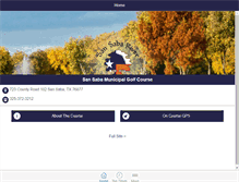 Tablet Screenshot of golfsansaba.com